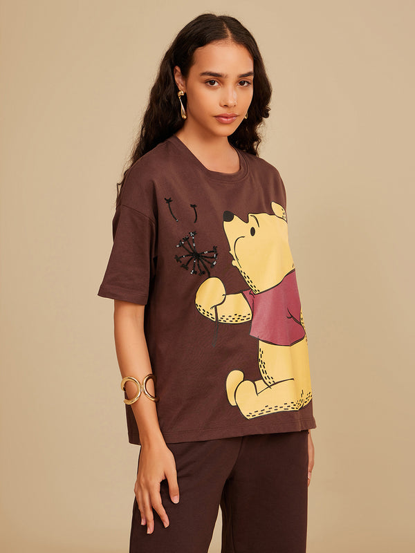 ©Disney Winnie The Pooh Sequined T-Shirt