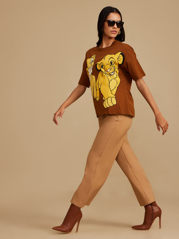 ©Disney Simba And Nala Printed T-Shirt