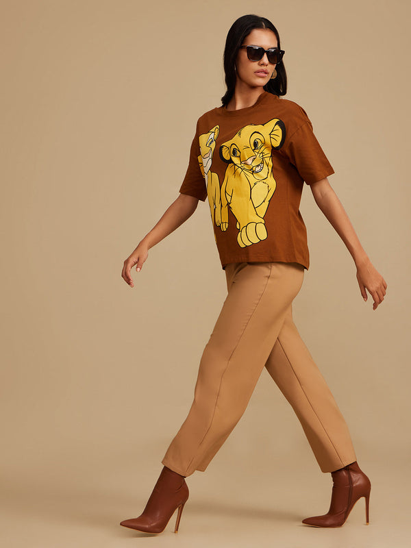 ©Disney Simba And Nala Printed T-Shirt