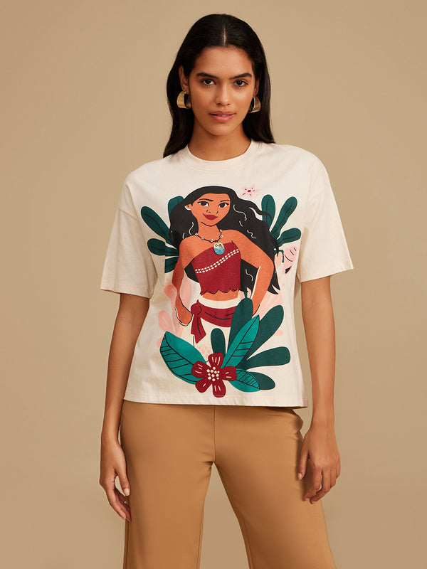 ©Disney Moana Beaded T-Shirt