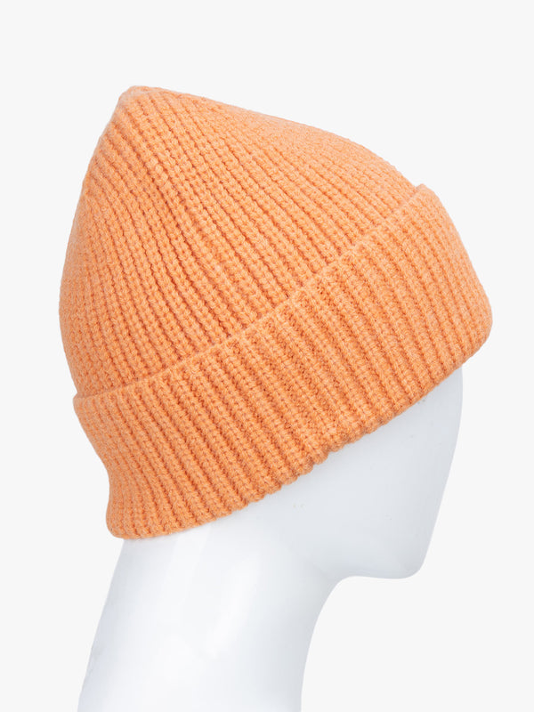 Multicolor Solid Knitted Beanie