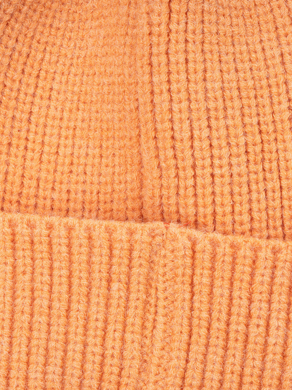 Multicolor Solid Knitted Beanie