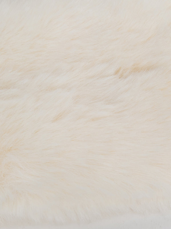 Long Wide Scarf With Soft Fur