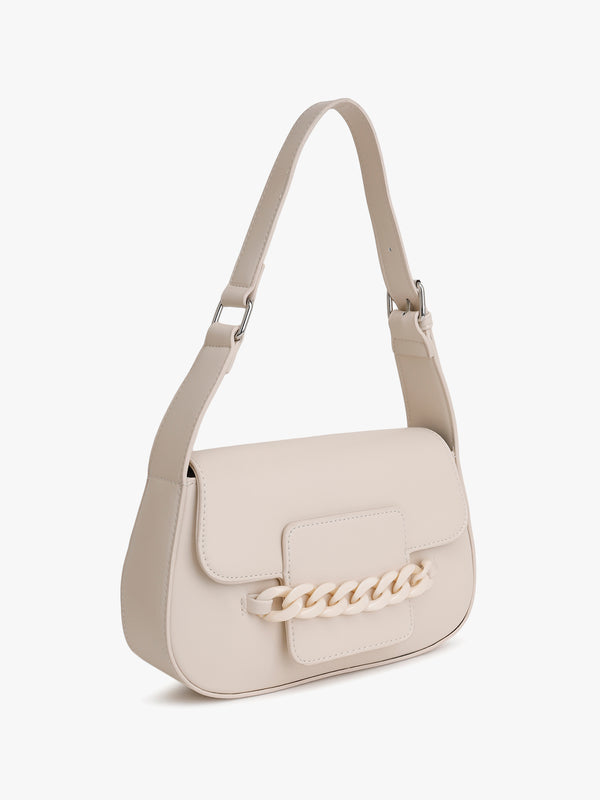Front Flap Chain Shoulder Bag
