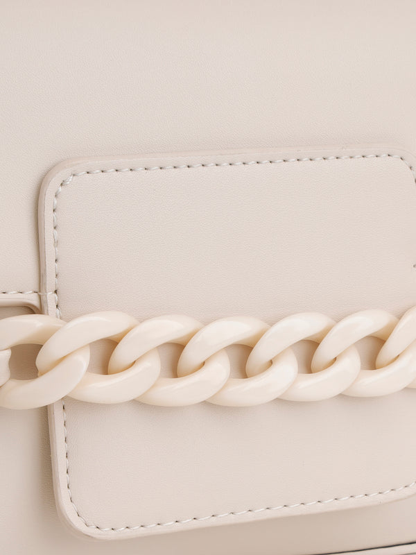 Front Flap Chain Shoulder Bag