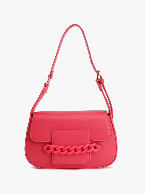 Front Flap Chain Shoulder Bag