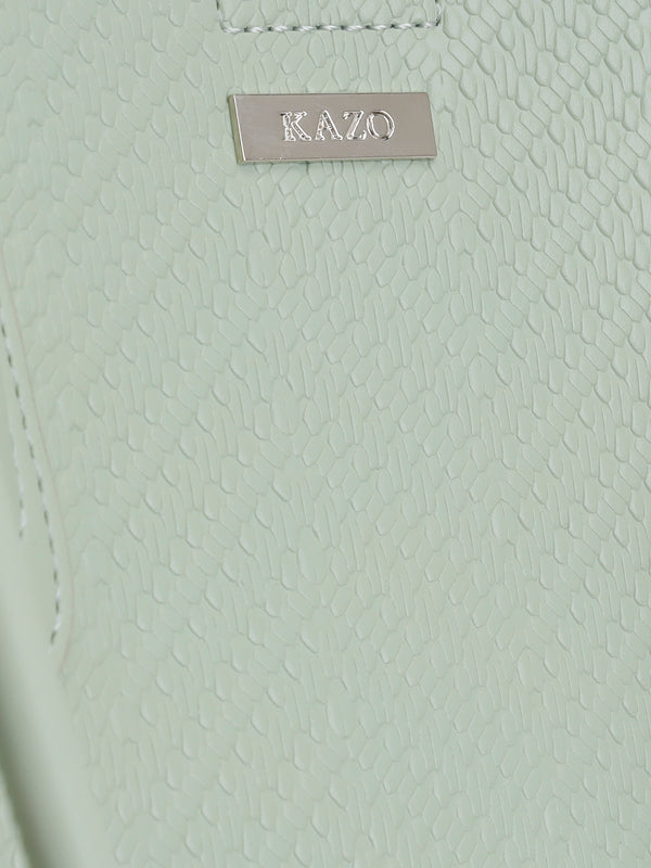 Effortless Textured Scarf Tote