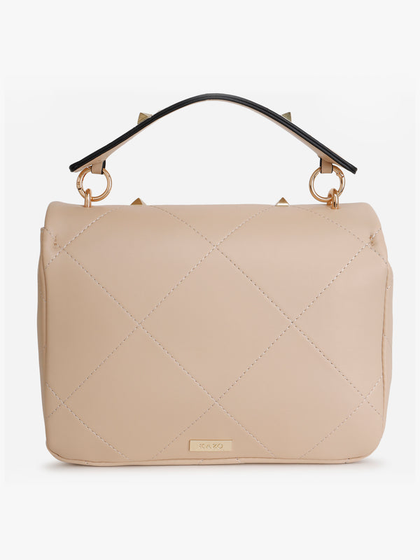 Embellished Top Handle Bag