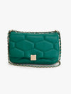 Quilted Structured Shoulder Bag