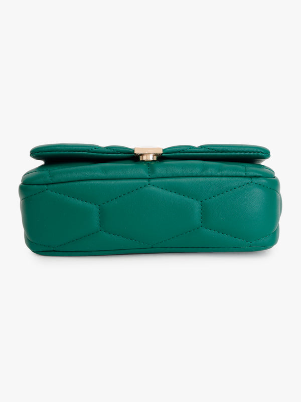 Quilted Structured Shoulder Bag