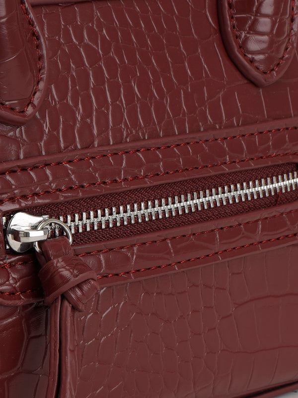 Solid Satchel Handbag