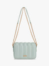 Stripe Quilted Sling Bag