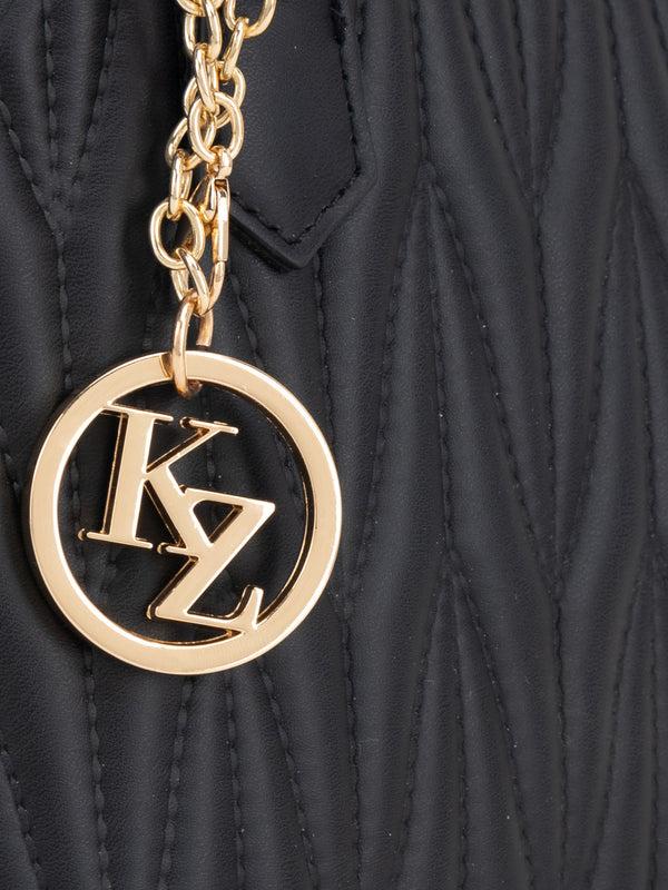 Quilted Solid Handbag