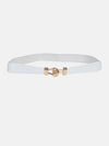 Interlock Buckle Thin Belt