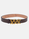 Criss Cross Buckle Thin Belt