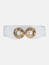Infinity Lock Metal Buckle Broad Belt