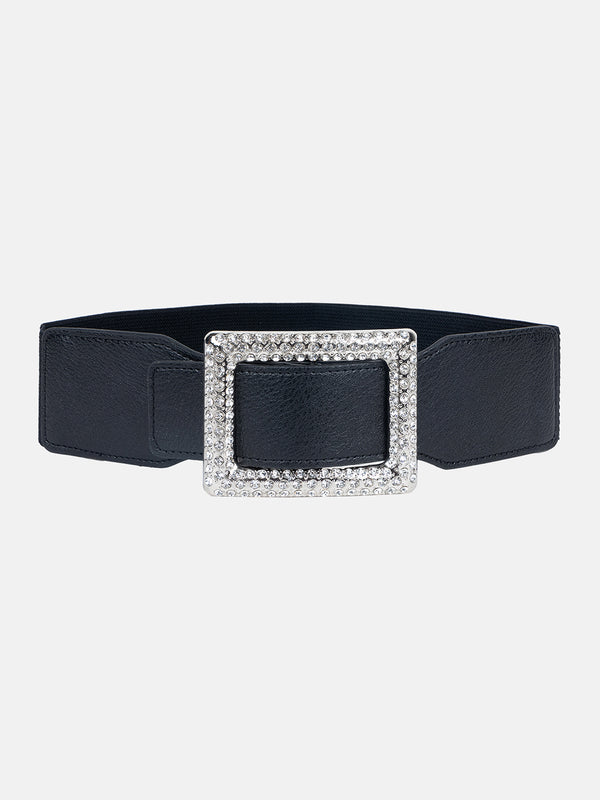 Rhinestone Buckle Belt
