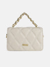QUILTED SLING BAG WITH TWIST LOCK