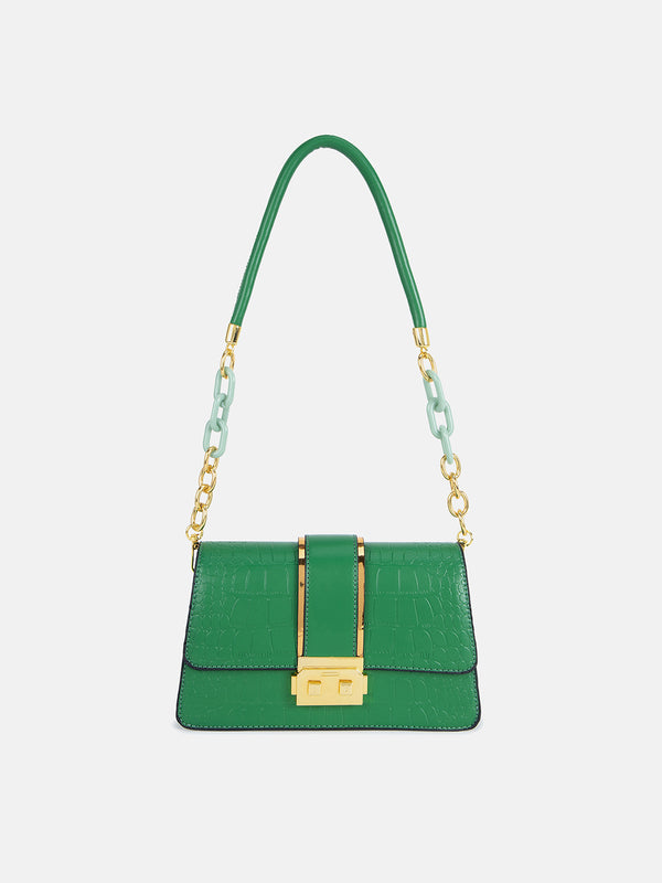 Croc Embossed Sling Bag