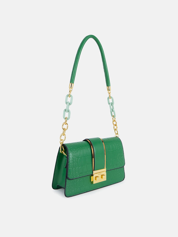 Croc Embossed Sling Bag