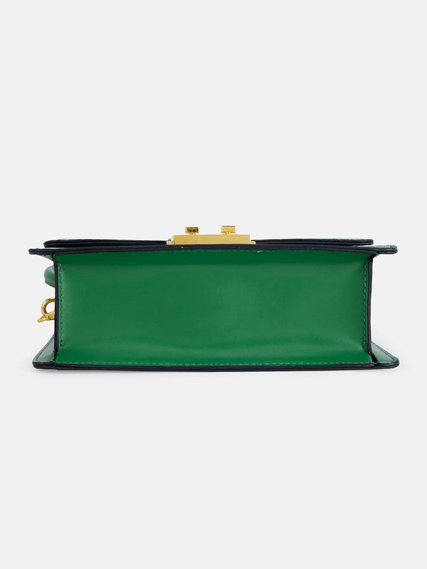 Croc Embossed Sling Bag