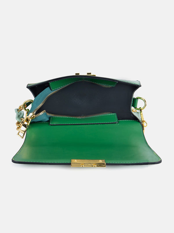 Croc Embossed Sling Bag