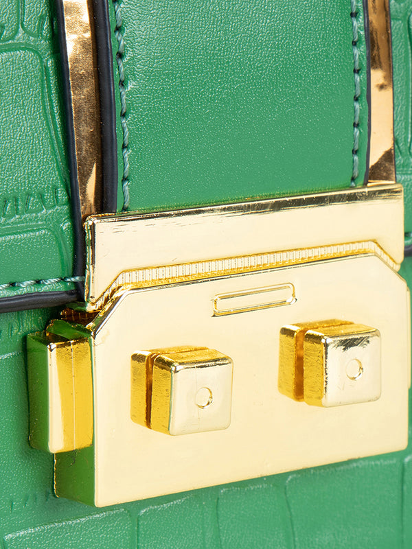 Croc Embossed Sling Bag