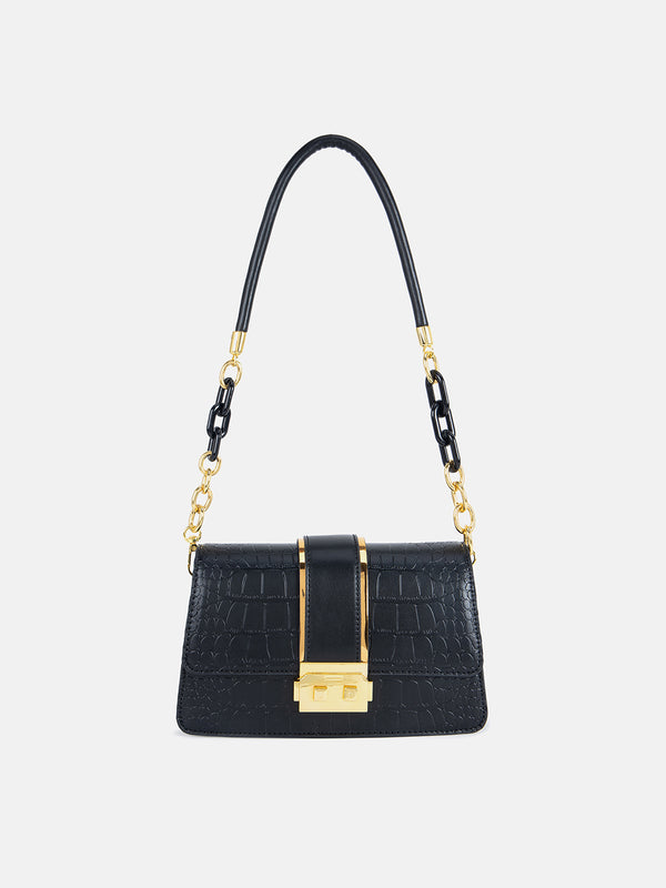 Croc Embossed Sling Bag