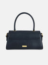 Solid Sling Bag With Twist Lock Closure