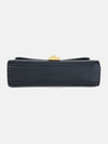 Solid Sling Bag With Twist Lock Closure