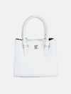Croc-Textured Handbag