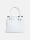 Croc-Textured Handbag