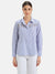 Rhinstione Fringe Stripe Shirt