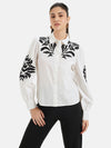 Embroidered Cotton Poplin Shirt