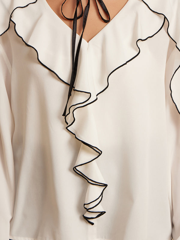 Polyester Contra TopRegular Fit