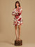 Jude Red Floral Mini Dress