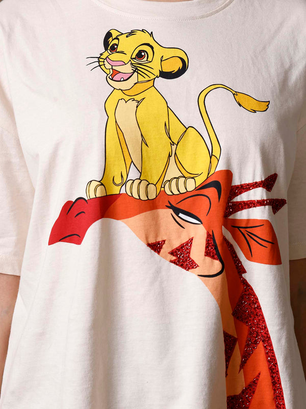 Disney Simba On Giraffe T-Shirt