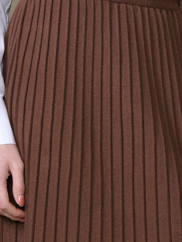 Issey Pleated Skirt With Belt