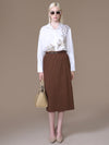 Issey Pleated Skirt With Belt