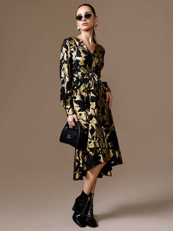 Pookie Midi Dress W Tie Up