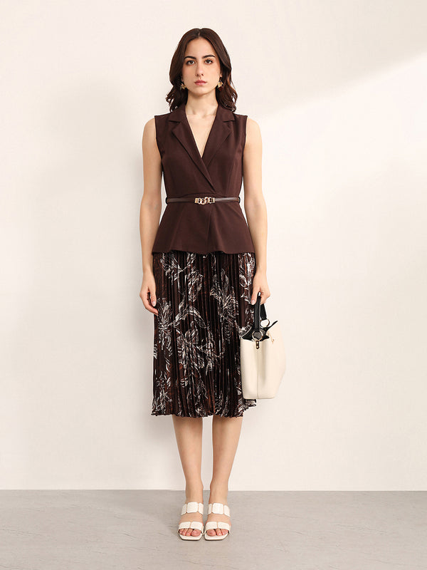 Industry Midi Dress With Belt