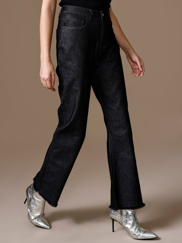 Shimmer Fit And Flare Jeans