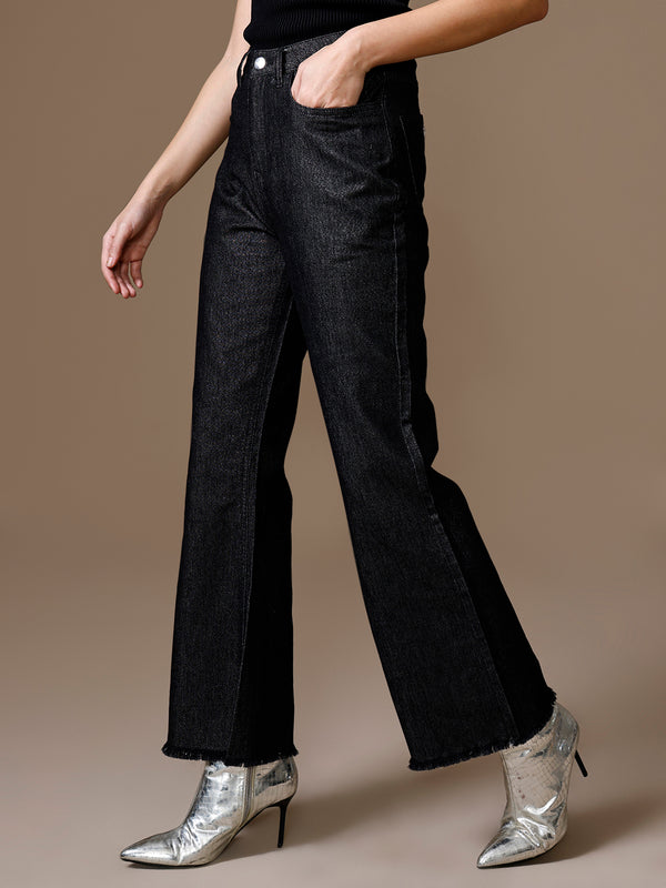 Shimmer Fit And Flare Jeans