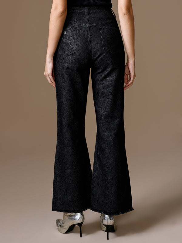 Shimmer Fit And Flare Jeans