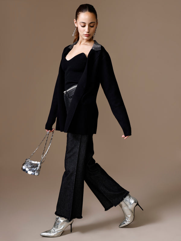 Shimmer Fit And Flare Jeans