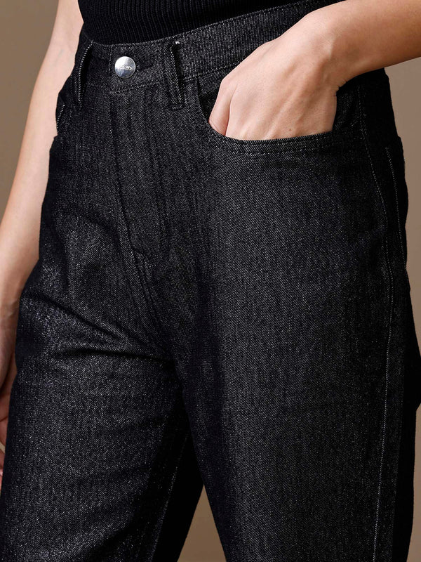 Shimmer Fit And Flare Jeans