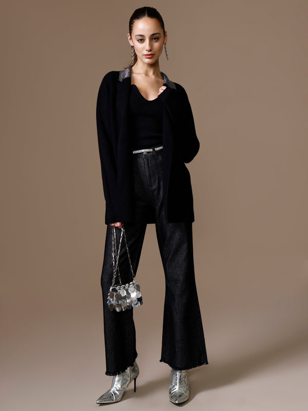 Shimmer Fit And Flare Jeans