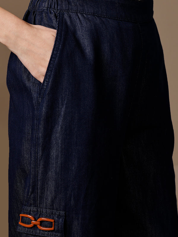 Cargo Wide Leg Jeans