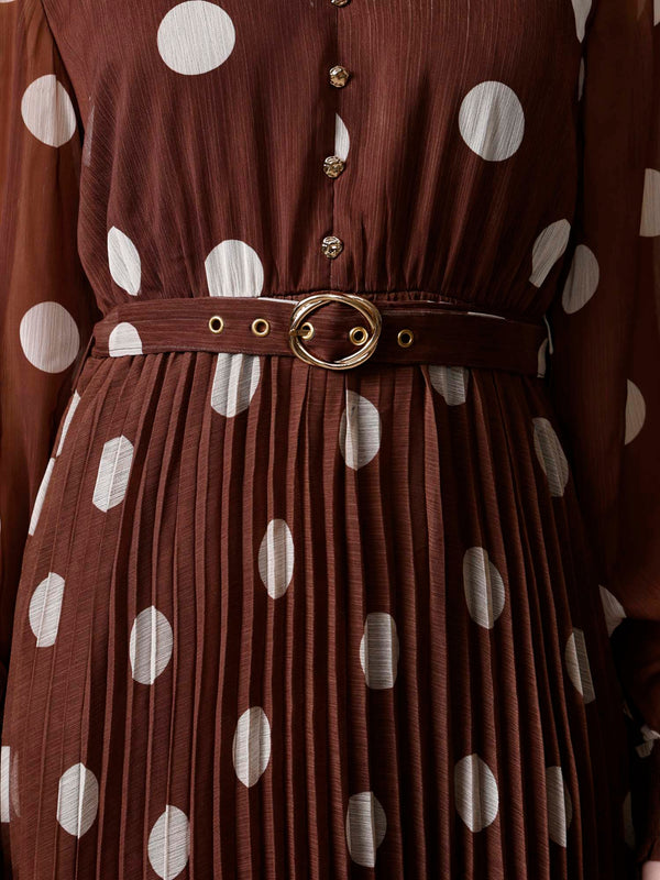 Dot Midi Dress