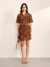 Cupola Mini Dress With Belt